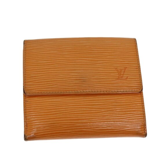 LOUIS VUITTON Epi Portefeuille Elise Wallet Orange Mandarin M6348H LV Auth 82176 - Picture 1 of 15
